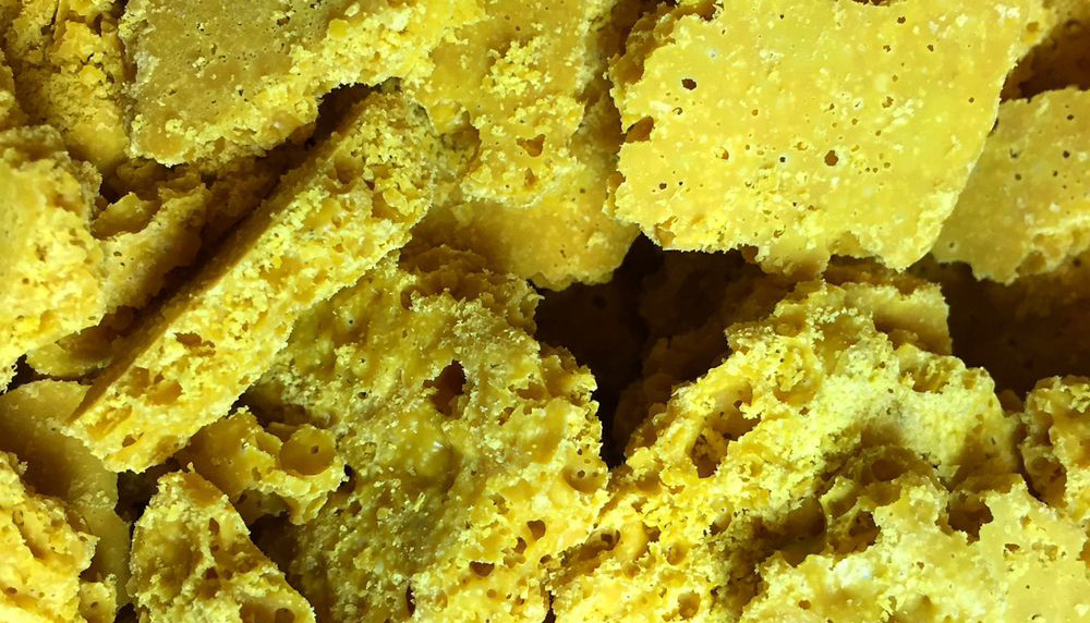 Honeycomb cannabis concentrate
